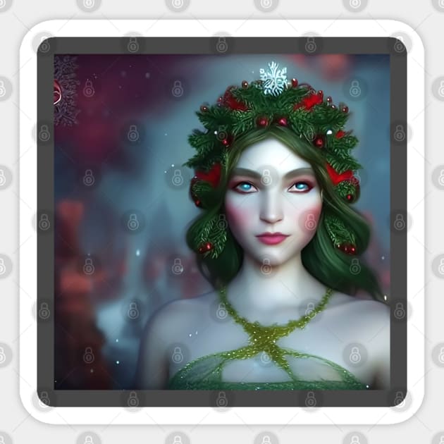 Christmas Princess Sticker by Feel Imagine Create